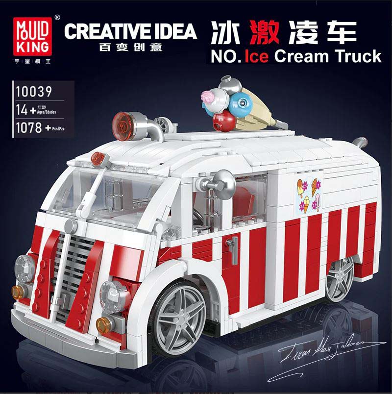 ساختنی لگو مولدکینگ ماشین بستنی Mouldking Ice Cream TrucK 10039