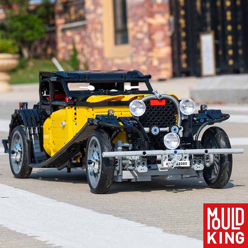 ساختنی لگو مولدکینگ ماشین بوگاتی کلاسیک تورینگ Mouldking Vintage Bugatti 50T 13080S