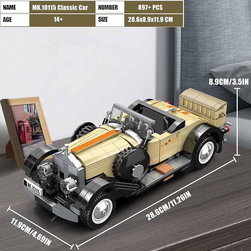 ساختنی لگو مولدکینگ ماشین کلاسیک MouldKing Classic Car 10115