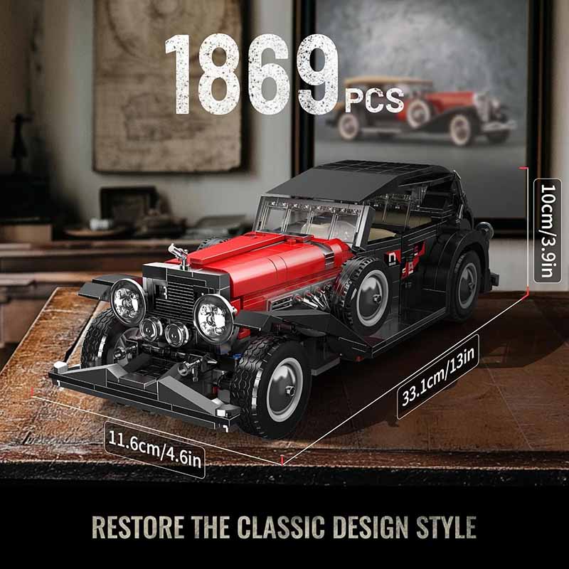 ساختنی لگو مولدکینگ ماشین کلاسیک دوزنبرگ MouldKing Duesenberg Classic Car 10114