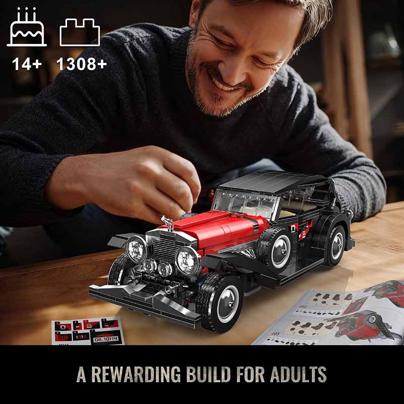 ساختنی لگو مولدکینگ ماشین کلاسیک دوزنبرگ MouldKing Duesenberg Classic Car 10114