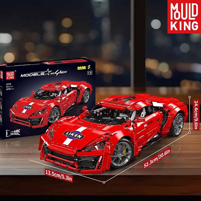 ساختنی لگو کنترلی مولدکینگ ماشین لایکان هایپر اسپرت Mouldking Lykan Hypersport 13190