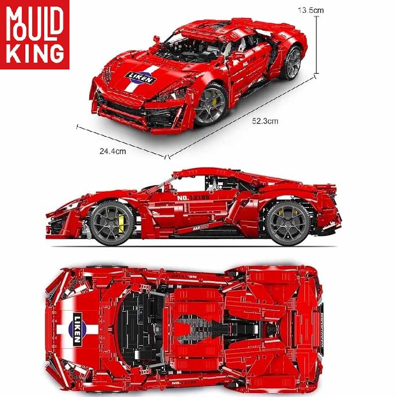 ساختنی لگو کنترلی مولدکینگ ماشین لایکان هایپر اسپرت Mouldking Lykan Hypersport 13190