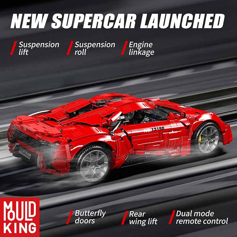 ساختنی لگو کنترلی مولدکینگ ماشین لایکان هایپر اسپرت Mouldking Lykan Hypersport 13190