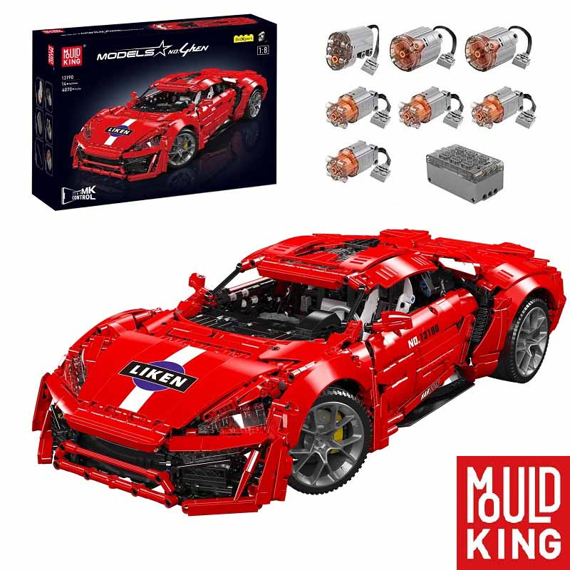 ساختنی لگو کنترلی مولدکینگ ماشین لایکان هایپر اسپرت Mouldking Lykan Hypersport 13190