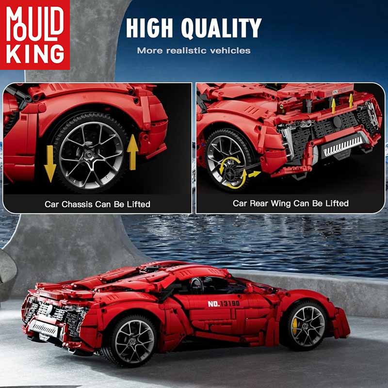 ساختنی لگو کنترلی مولدکینگ ماشین لایکان هایپر اسپرت Mouldking Lykan Hypersport 13190