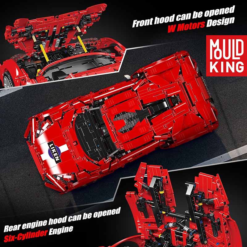 ساختنی لگو کنترلی مولدکینگ ماشین لایکان هایپر اسپرت Mouldking Lykan Hypersport 13190