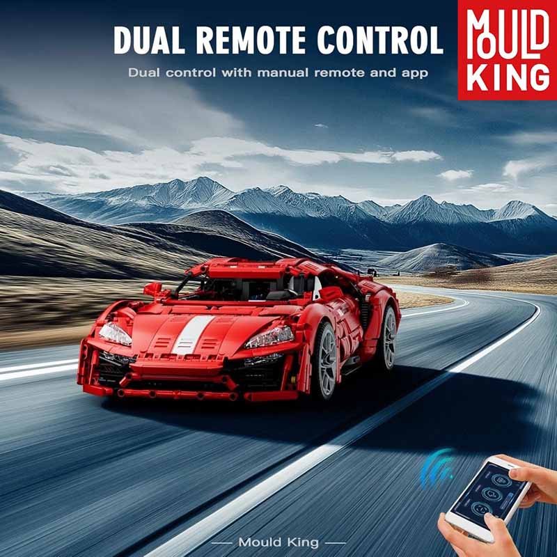 ساختنی لگو کنترلی مولدکینگ ماشین لایکان هایپر اسپرت Mouldking Lykan Hypersport 13190