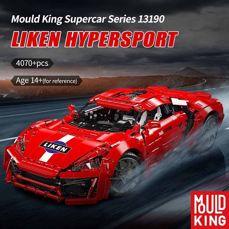 ساختنی لگو کنترلی مولدکینگ ماشین لایکان هایپر اسپرت Mouldking Lykan Hypersport 13190