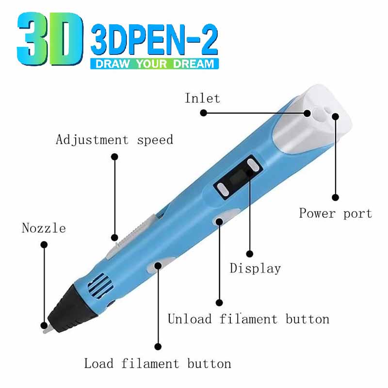 قلم طراحی سه بعدی 3D PEN-2