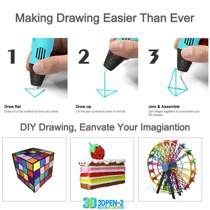 قلم طراحی سه بعدی 3D PEN-2