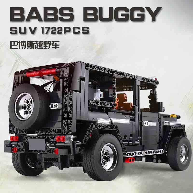 لگو تکنیک ساختنی بنز آفرود جی کلاس مولدکینگ Mould king Benz 13068