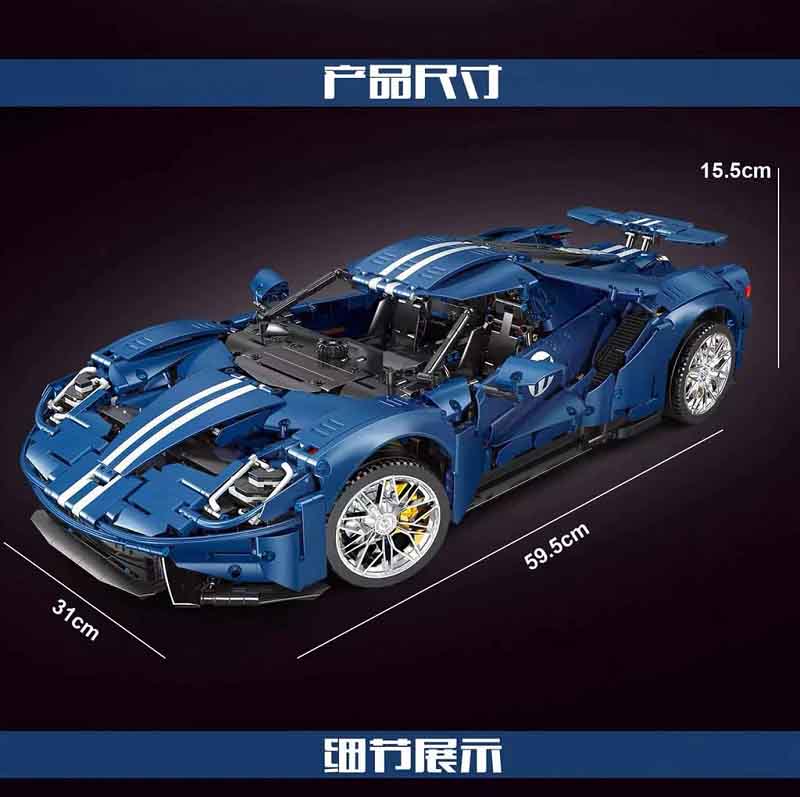 لگو تکنیک ساختنی ماشین فورد جی تی TGL Technical Car Ford GT T5042