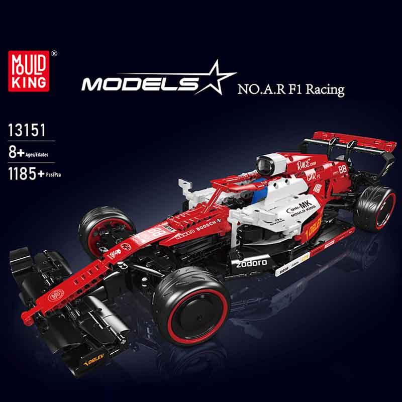 لگو تکنیک ساختنی ماشین مسابقه ای فومول یک مولدکینگ Mould King 13151