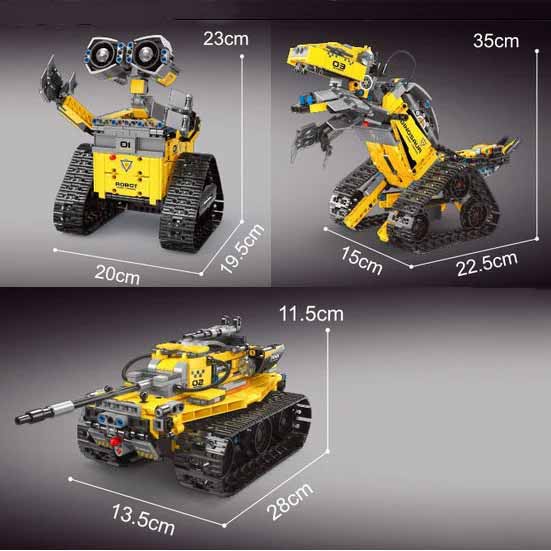 لگو تکنیک ساختنی وال ای کنترلی تبدیل شونده 3 مدلی WALL E T4035