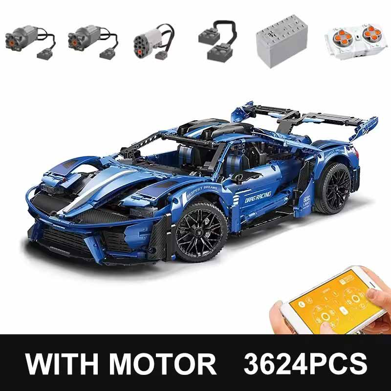 لگو تکنیک ساختنی کنترلی سوپرکار فورد جی تی GT برند مویو  مدل Moyu MY88016