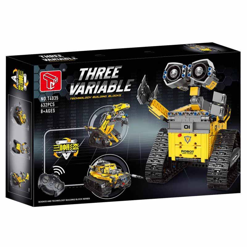 لگو تکنیک ساختنی وال ای کنترلی تبدیل شونده 3 مدلی WALL E T4035