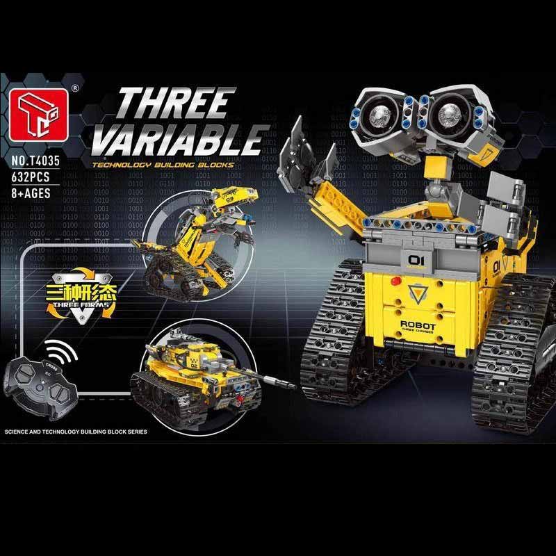 لگو تکنیک ساختنی وال ای کنترلی تبدیل شونده 3 مدلی WALL E T4035