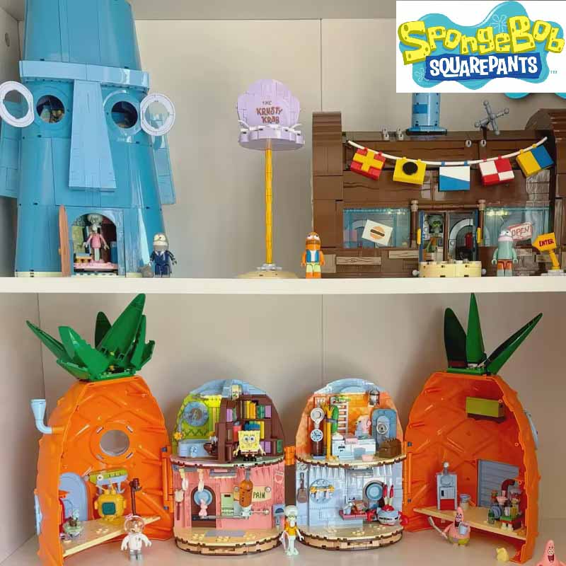 لگو خانه آناناسی باب اسفنجی مدل Area-X SpongeBob Pineapple House AB0032