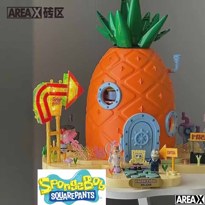 لگو خانه آناناسی باب اسفنجی مدل Area-X SpongeBob Pineapple House AB0032