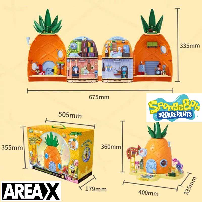 لگو خانه آناناسی باب اسفنجی مدل Area-X SpongeBob Pineapple House AB0032