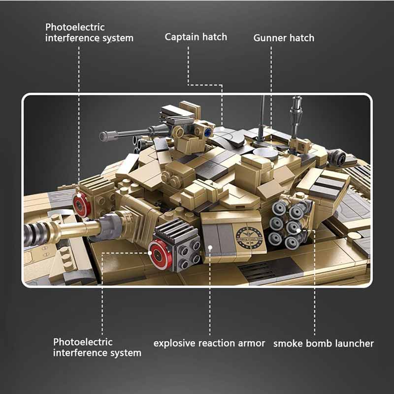 لگو تکنیک ساختنی تانک T90 برند کادا مدل CADA C61003