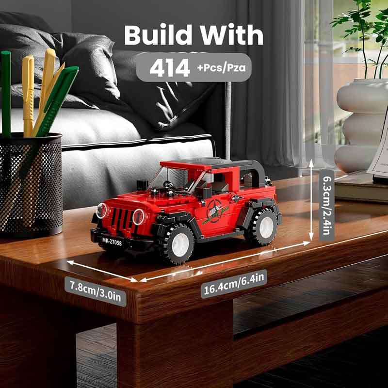 لگو ساختنی ماشین جیپ رانگلر مولدکینگ 27058 Mould King Wrangler Jeep