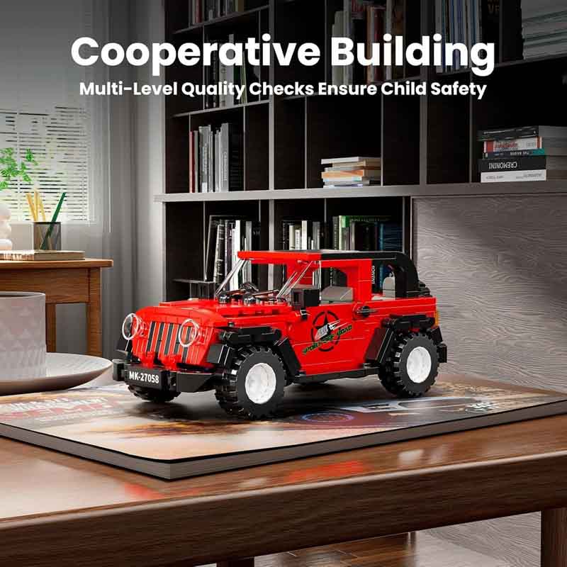 لگو ساختنی ماشین جیپ رانگلر مولدکینگ 27058 Mould King Wrangler Jeep