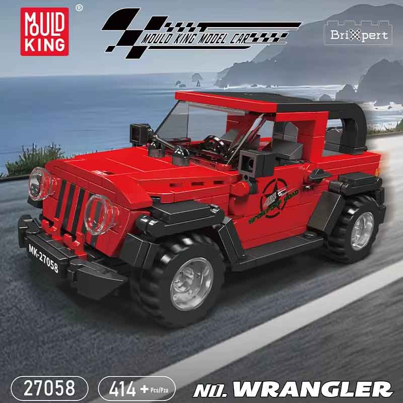 لگو ساختنی ماشین جیپ رانگلر مولدکینگ 27058 Mould King Wrangler Jeep