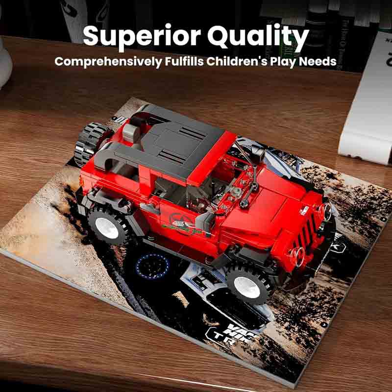 لگو ساختنی ماشین جیپ رانگلر مولدکینگ 27058 Mould King Wrangler Jeep