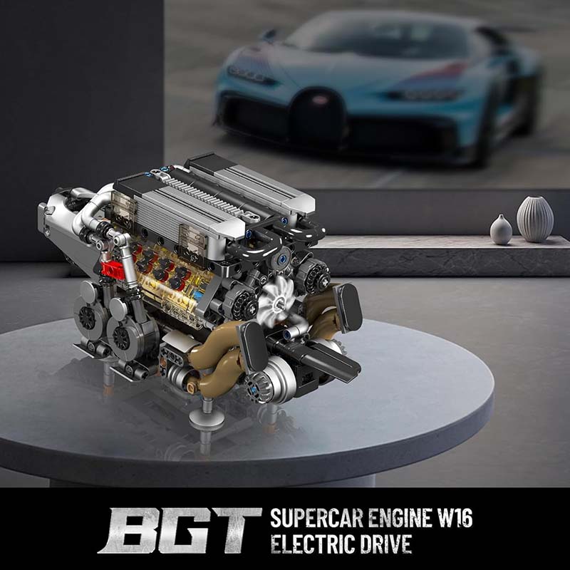 لگو ساختنی موتور ( انجین) W16 مولدکینگ مدل Mouldking Engine 10131