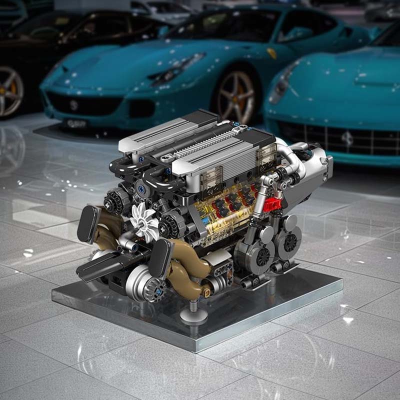لگو ساختنی موتور ( انجین) W16 مولدکینگ مدل Mouldking Engine 10131