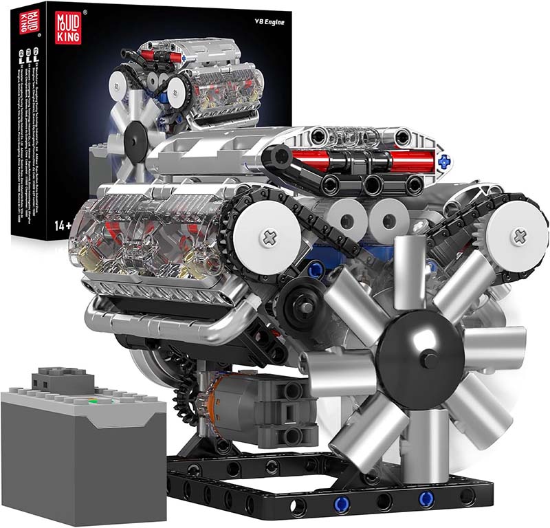 لگو ساختنی موتور V8 مولدکینگ مدل Mouldking Engine 10088
