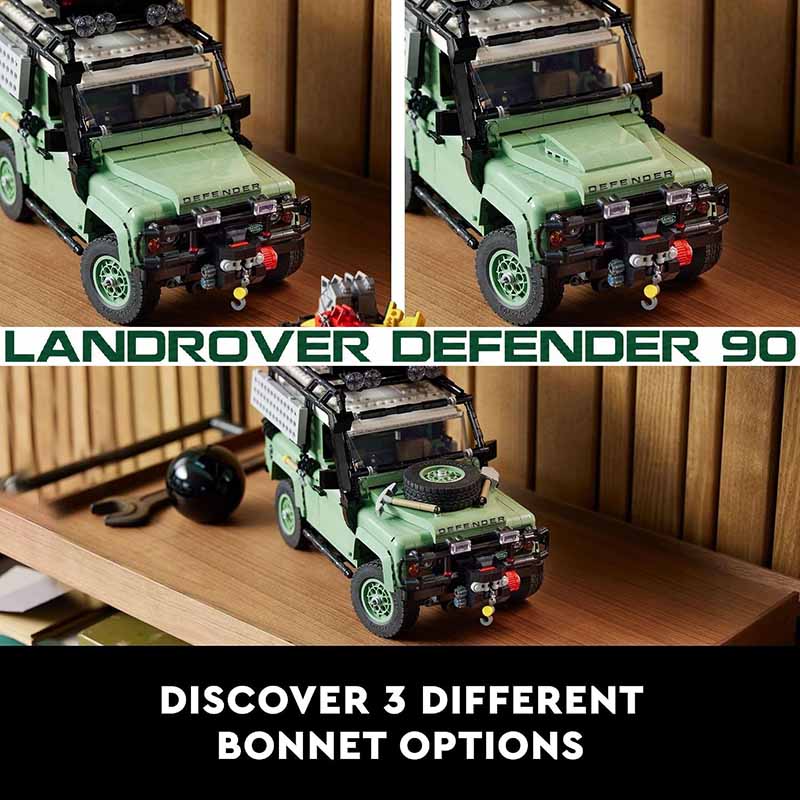 لگو لندرور دیفندر کلاسیک 90 مدل Land Rover Classic Defender 99090 | ساختنی 2336 قطعه