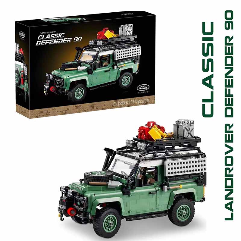 لگو لندرور دیفندر کلاسیک 90 مدل Land Rover Classic Defender 99090 | ساختنی 2336 قطعه