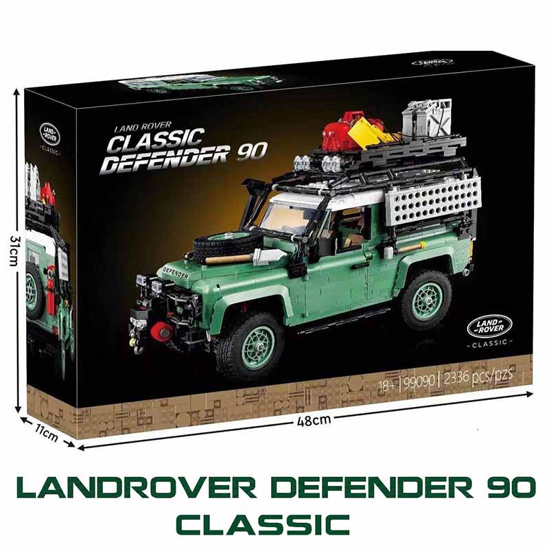 لگو لندرور دیفندر کلاسیک 90 مدل Land Rover Classic Defender 99090 | ساختنی 2336 قطعه