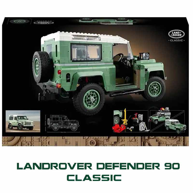 لگو لندرور دیفندر کلاسیک 90 مدل Land Rover Classic Defender 99090 | ساختنی 2336 قطعه
