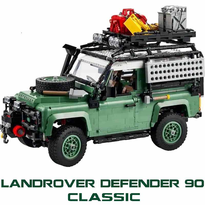 لگو لندرور دیفندر کلاسیک 90 مدل Land Rover Classic Defender 99090 | ساختنی 2336 قطعه