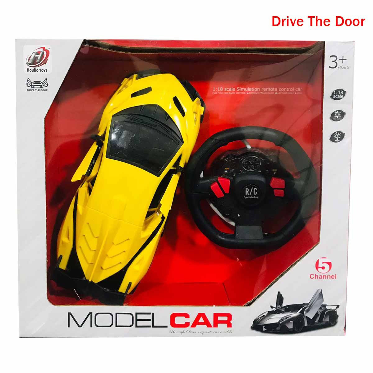 ماشین لامبورگینی کنترلی شارژی با آداپتور مدل HuoBo Toys A888-8A