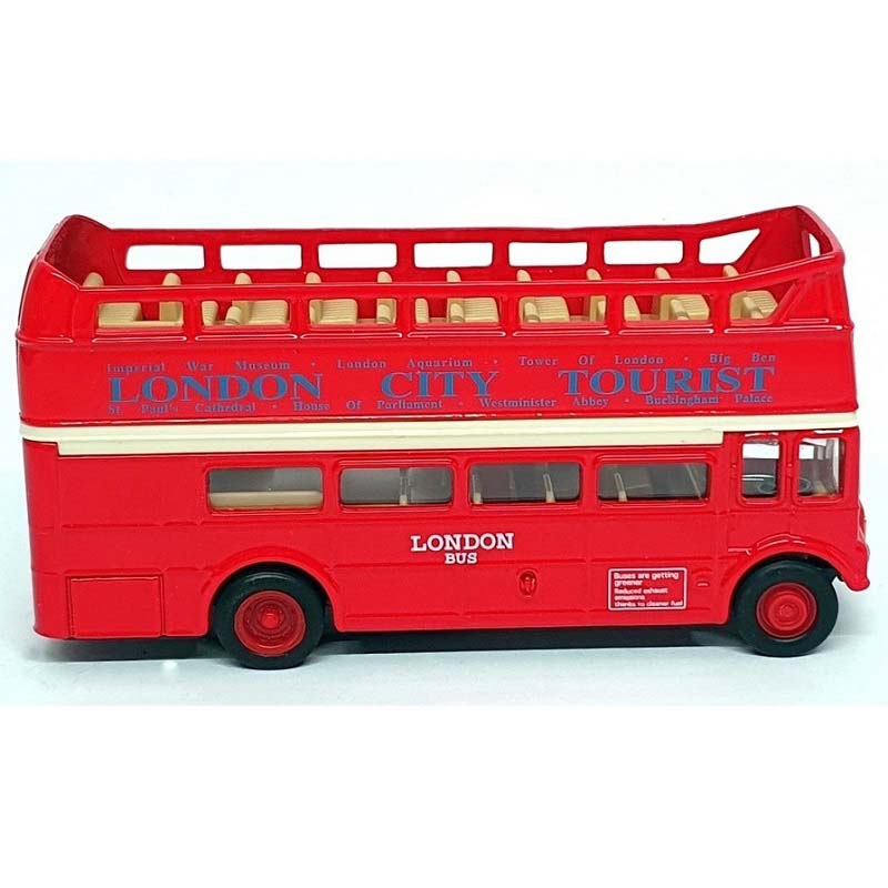 ماکت فلزی اتوبوس دو طبقه بدون سقف توریستی لندن برند ویلی Welly London Bus