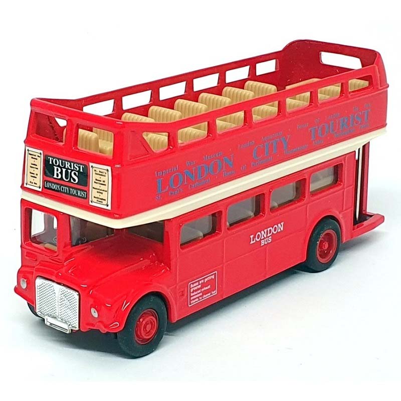 ماکت فلزی اتوبوس دو طبقه بدون سقف توریستی لندن برند ویلی Welly London Bus