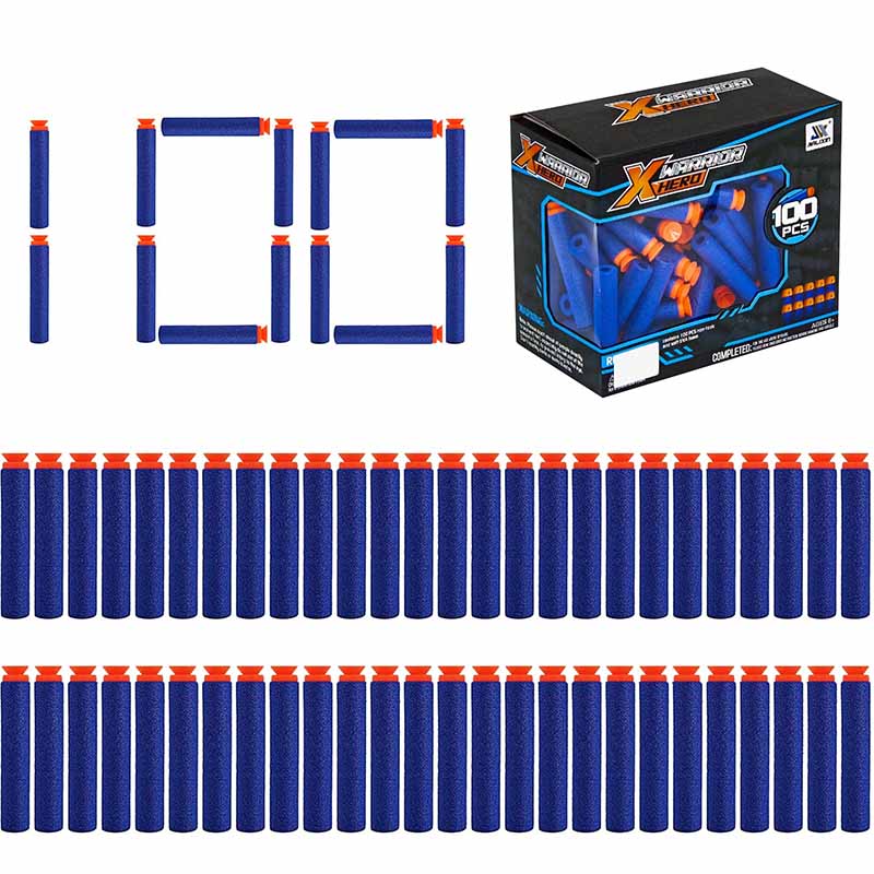 پک تیر فومی 100 عددی با سر چسبان Xhero JLX7253