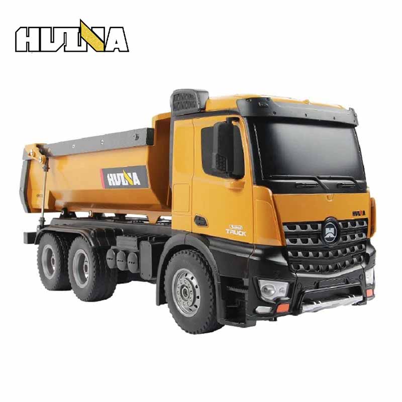 کامیون کمپرسی کنترلی 6 چرخ هوینا مدل Huina Dump Truck 1573
