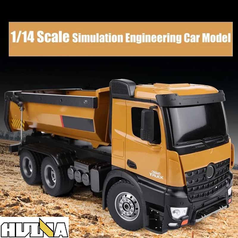 کامیون کمپرسی کنترلی 6 چرخ هوینا مدل Huina Dump Truck 1573