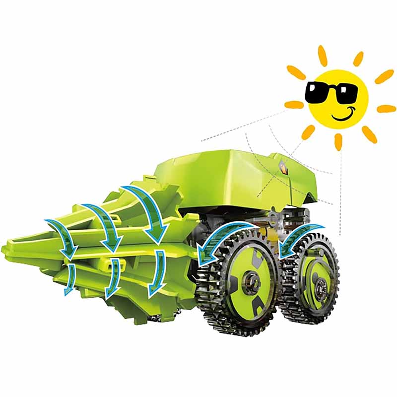 کیت آموزشی ربات خورشیدی دایناسور 3 حالته Toys Solar Robot Kit 3 in 1 DIY 2125A