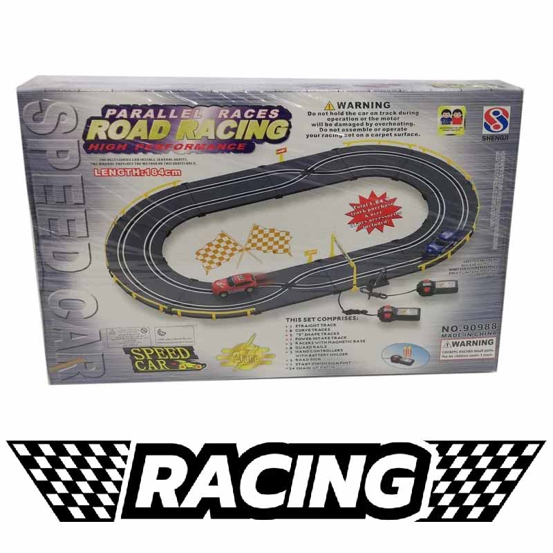 کیت ماشین بازی ریسینگ باتری خور مدل Road Racing 90988